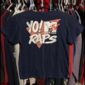 Unbranded Men's Navy and Blue T-shirt